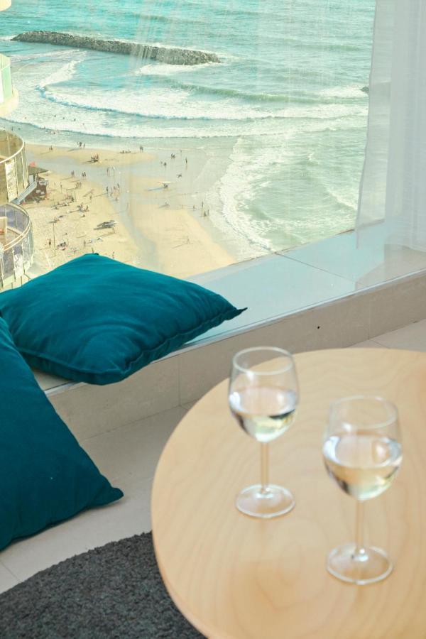 Apartamento Sunny Sea View Studio Herzelia Exterior foto