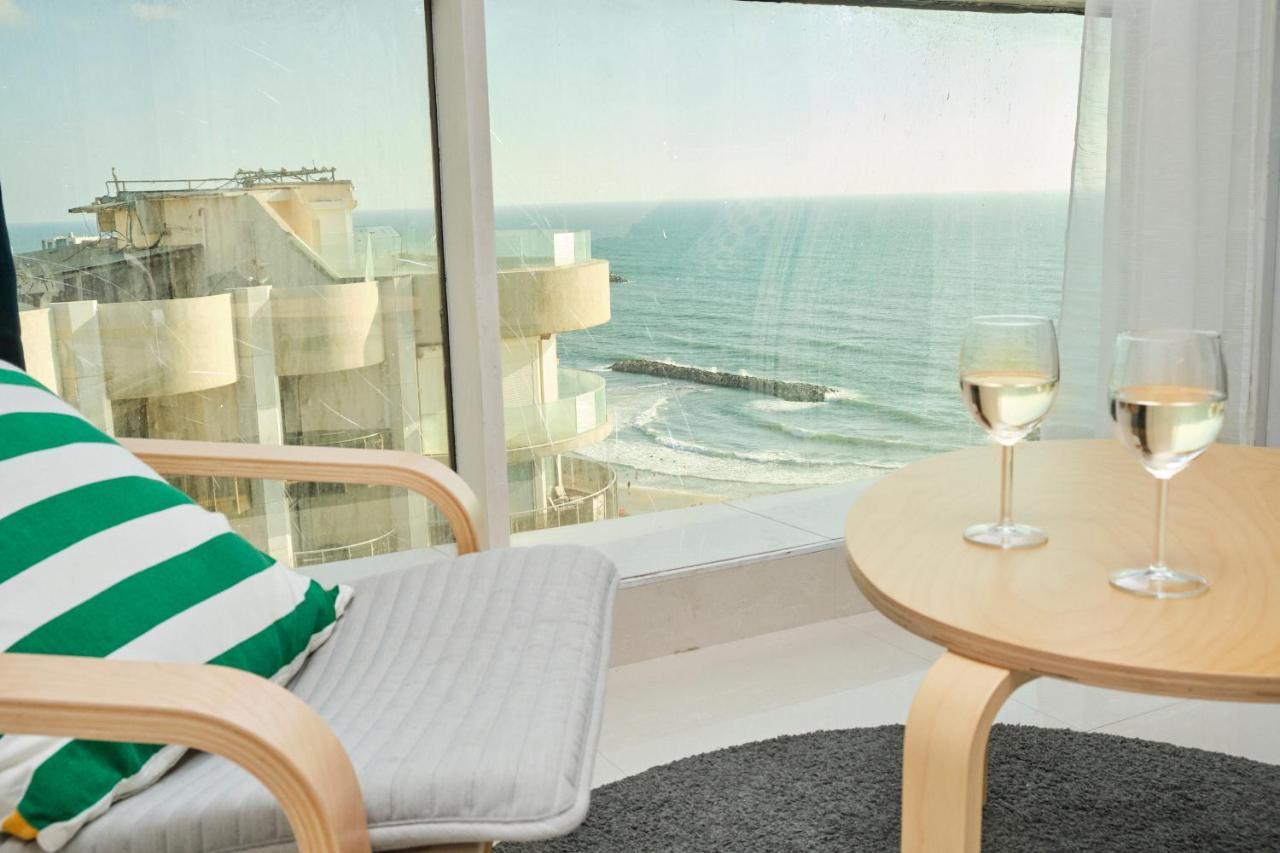 Apartamento Sunny Sea View Studio Herzelia Exterior foto